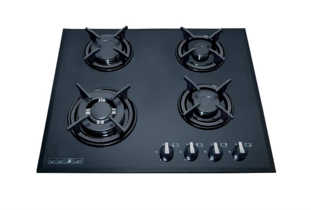 اجاق گاز صفحه ای 4شعله شیشه ای مدل آران برند افراسوز