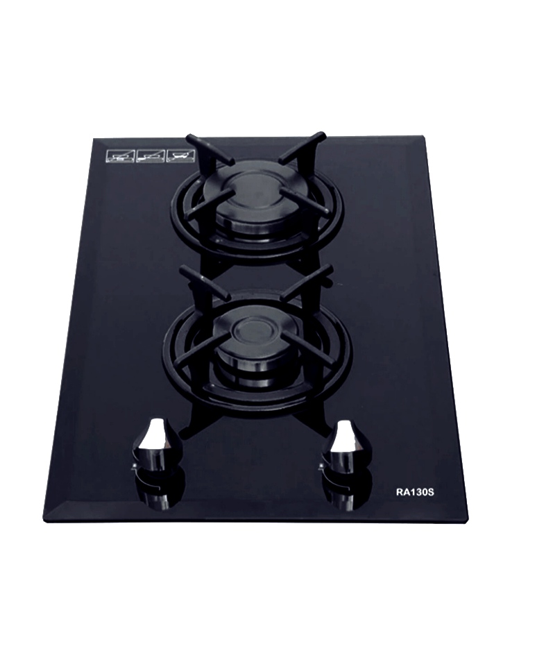 اجاق گاز صفحه ای 2 شعله شیشه ای برند افرا مدل اخوانی