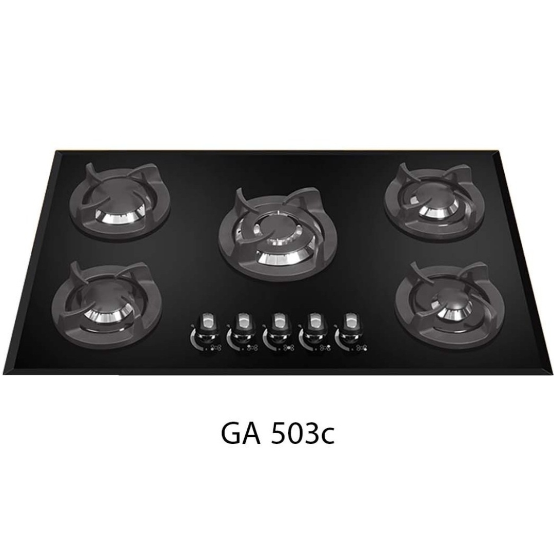 اجاق گاز تکنو GA503 ۵ شعله شیشه ای